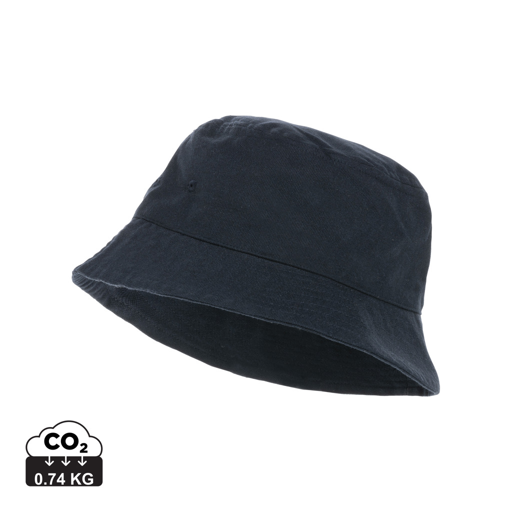 Bob publicitaire en toile recyclée 285g Impact Bleu marine